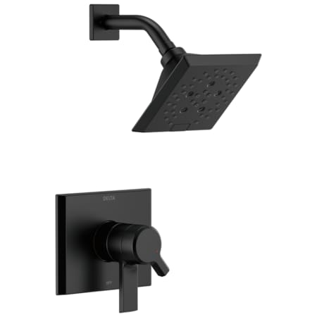 Delta Pivotal Monitor 17 Series H2Okinetic Shower Trim Matte Black T17299-BL